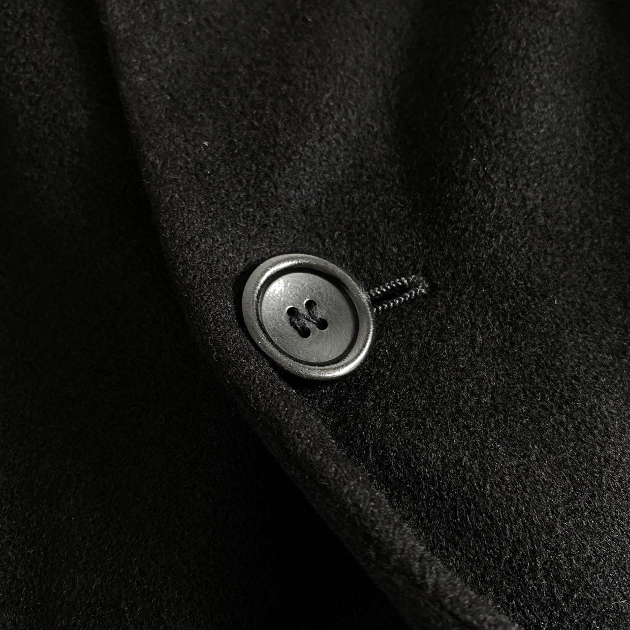 85h28 イタリア製 ARMANI COLLEZIONI アルマーニコレッツォーニ カシミヤコート チェスターコート ロングコート サイズ46 ブラック カシミヤ100% メンズ 紳士服