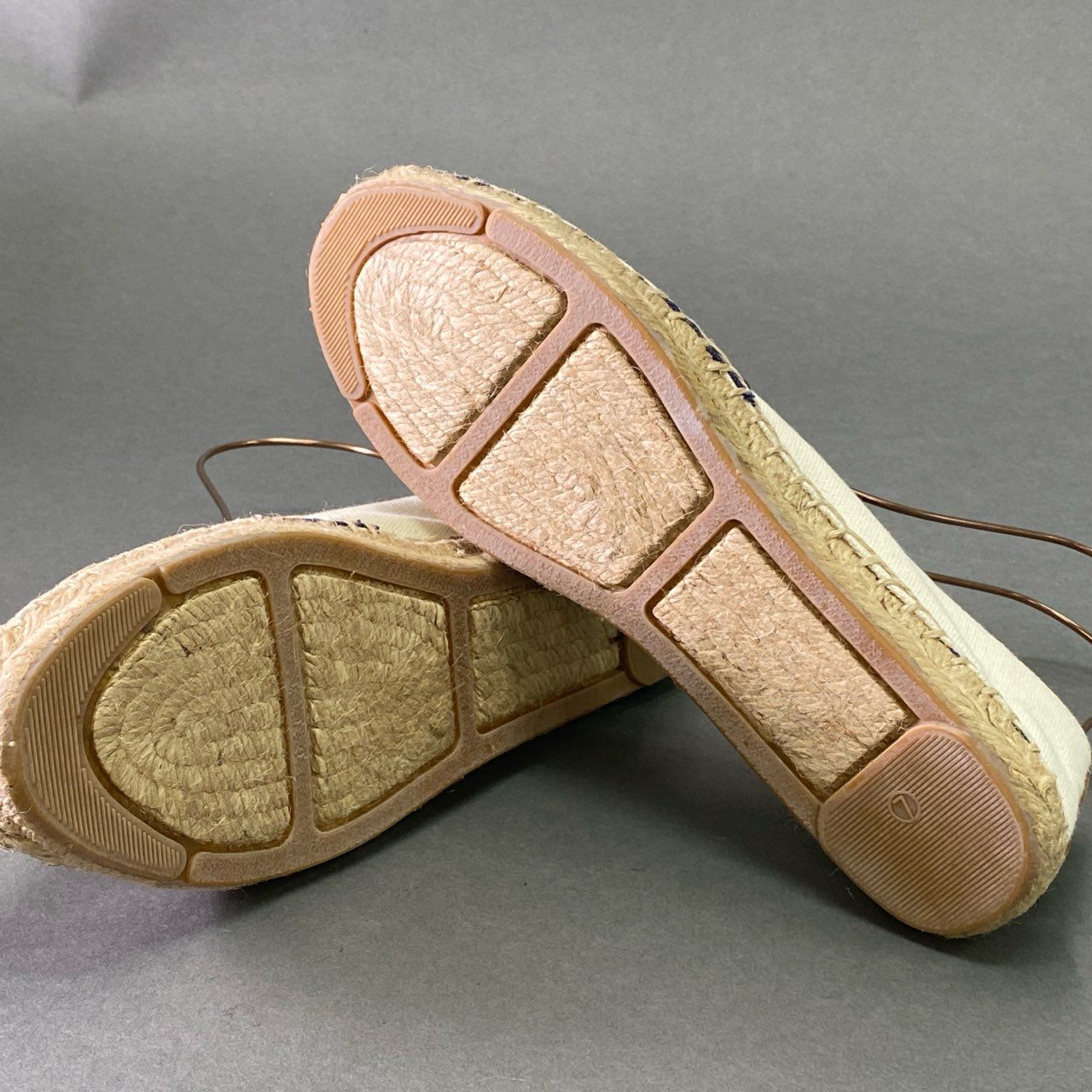 2f8 【未使用品】 TORY BURCH トリーバーチ BEACHER FLAT ESPADRILLE エスパドリーユ フラットシューズ 7 ホワイト 夏 箱付き