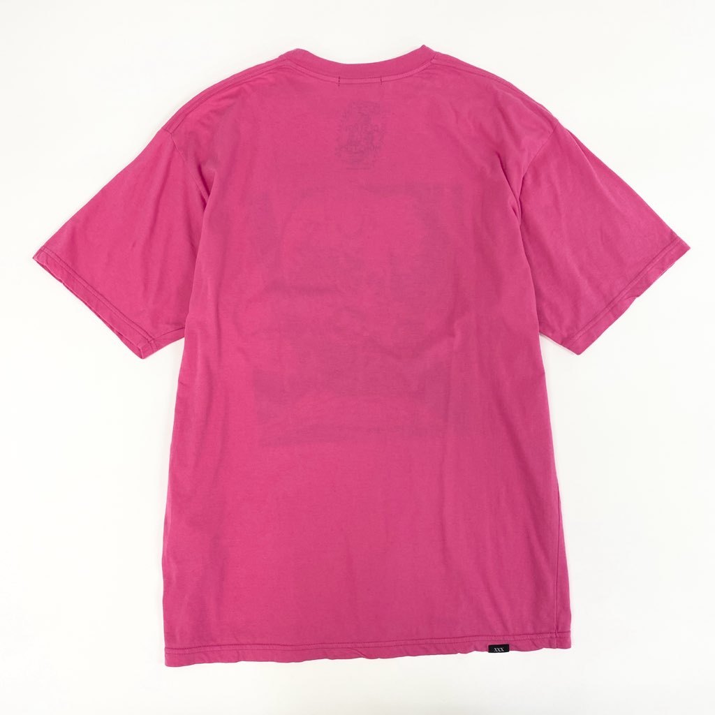 23d6 THEE HYSTERIC XXX ヒステリックグラマー DESTROY ALL MONSTERS MONSTER MADNESS Tシャツ カットソー 半袖 プリント 06211CT04 Lサイズ ピンク コットン
