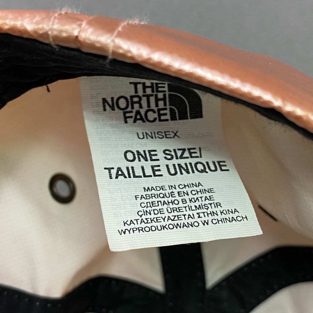 d5 Supreme シュプリーム THE NORTH FACE ザノースフェイス Metalic Cap 6-Panel Cap コラボ ユニセックス Free ピンクゴールド ナイロン100%