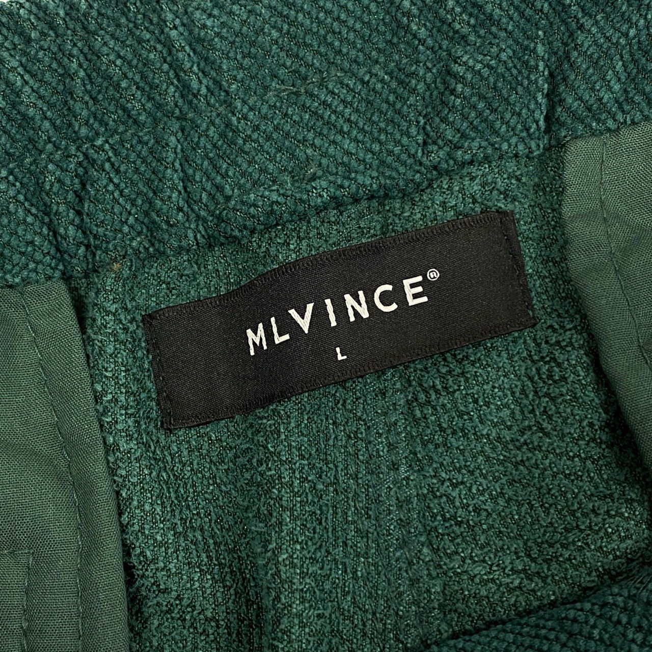 42k27 《美品》 MLVINCE メルヴィンス summer corduroy shorts ショートパンツ ハーフパンツ サマーコーデュロイ L グリーン