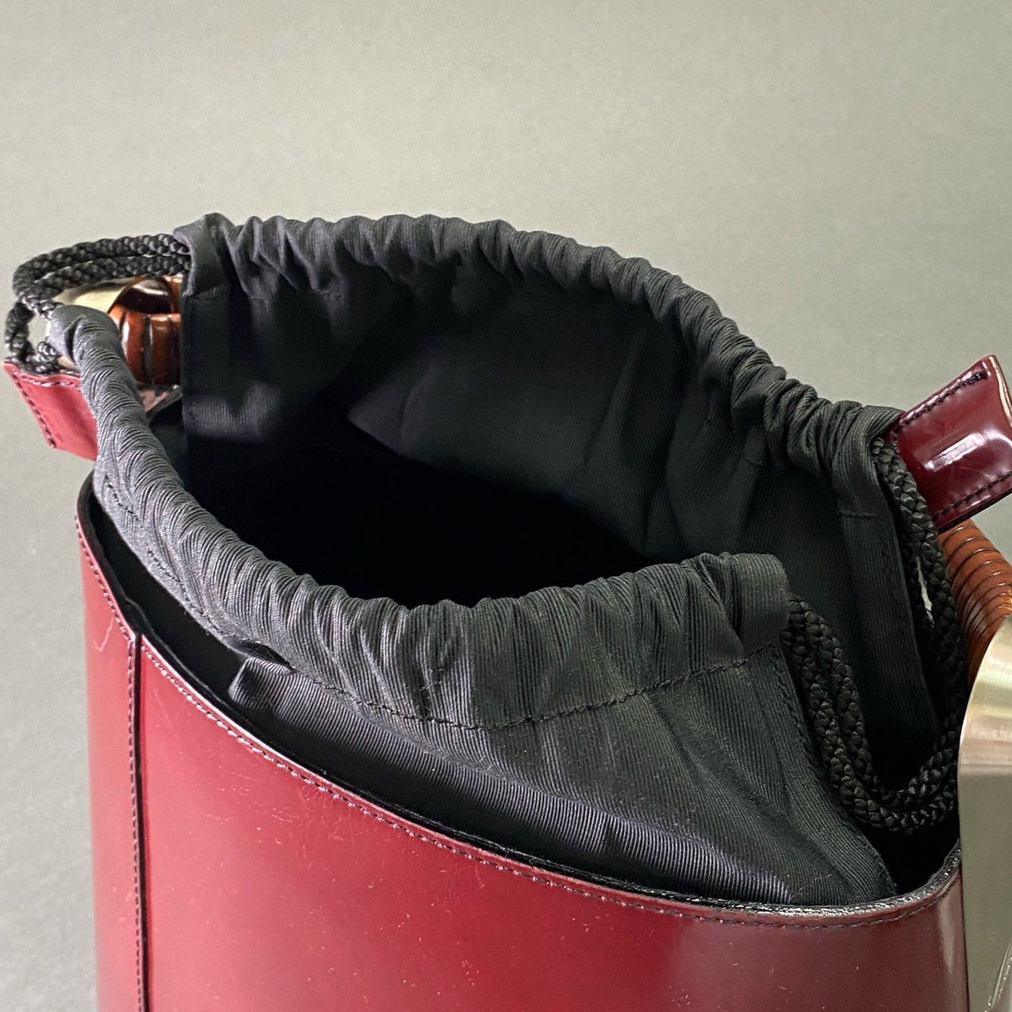 Ae5 KENZO ケンゾー Pagodon パゴドン Bucket Bag バケットバッグ ボルドー レザー バケツ ハンドバッグ Vintage ヴィンテージ アンティーク