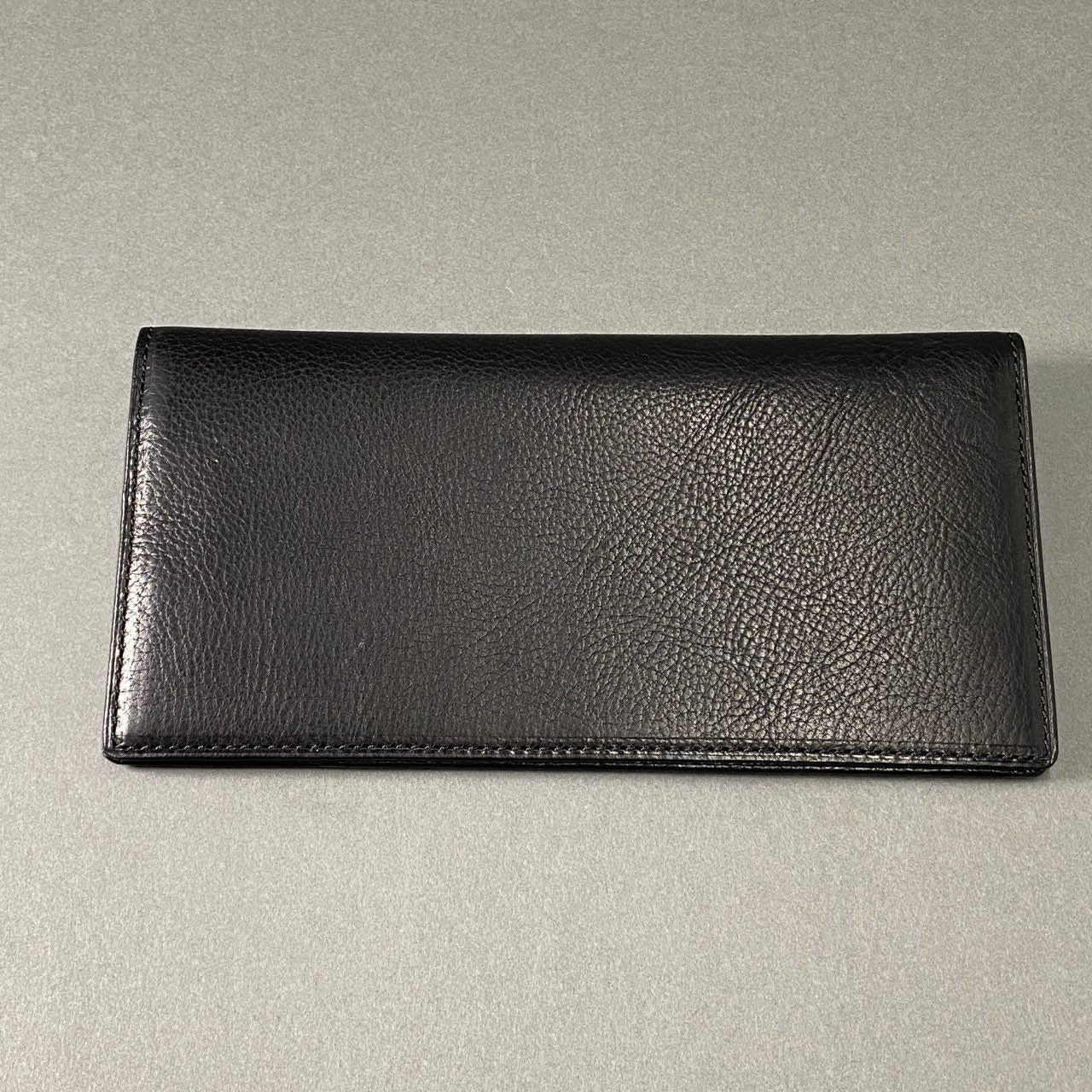 29f23 《美品》定価¥33,000 TSUCHIYA KABAN 土屋鞄 トラベル パスポートケース ブラック シボ レザー Leather Passport Case