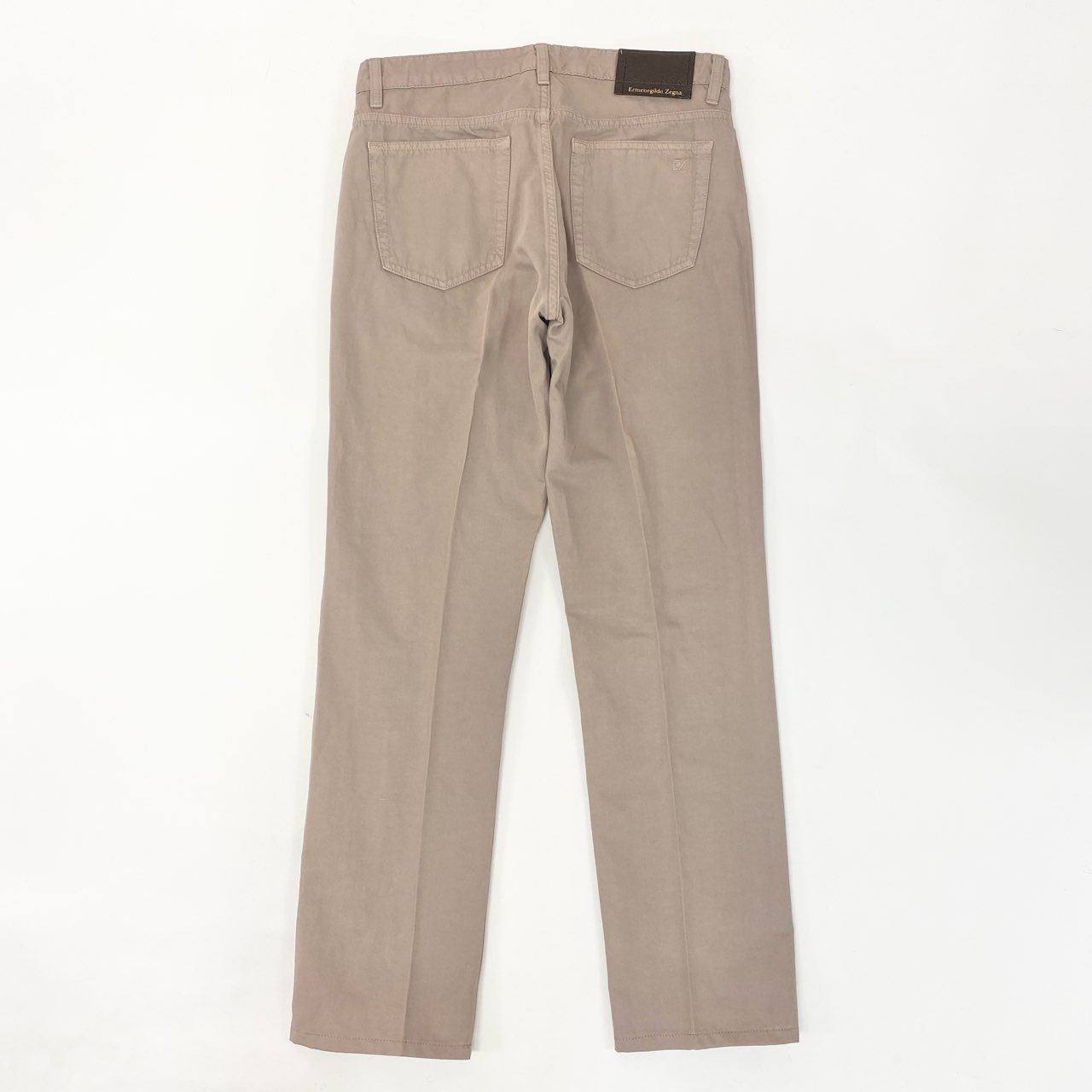 11i16 Ermenegildo Zegna エルメネジルドゼニア サマースラックス テーパードパンツ ボトムス トラウザーズ 30 ピンク系 コットンリネン メンズu02t
