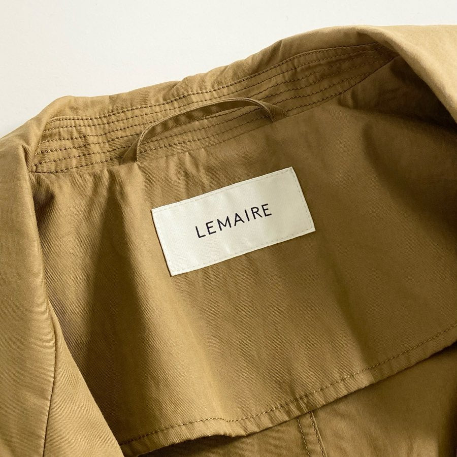 74d16 LEMAIRE ルメール トレンチコート スプリングコート ロングコート サイズ36 ベージュ レディース