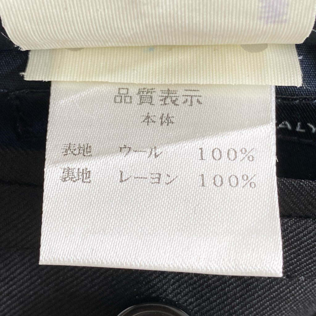 2d10 イタリア製 LARDINI ラルディーニ テーラードジャケット ブレザー JA32485AQ サイズ48 ブラック 無地 ウール100% メンズ 紳士服
