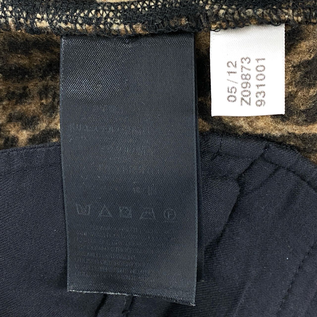 53e7 Y-3 ワイスリー ヨウジヤマモト レオパード柄 ボアワンドパンツ ショーツ サイズM ブラウン メンズ 男性用 ボトム