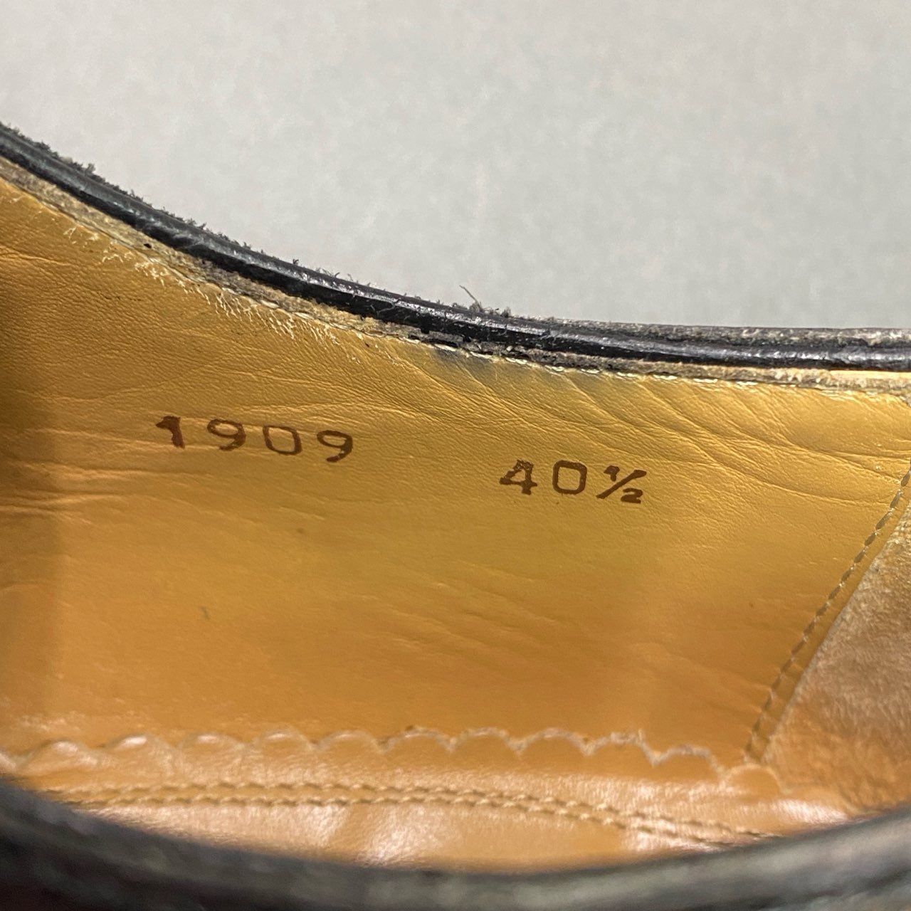 3b14 BARNEYS NEWYORK バーニーズ ニューヨーク レザードレスシューズ 40 1/2 ブラック Leather 革靴 ビジネス フォーマル イタリア製