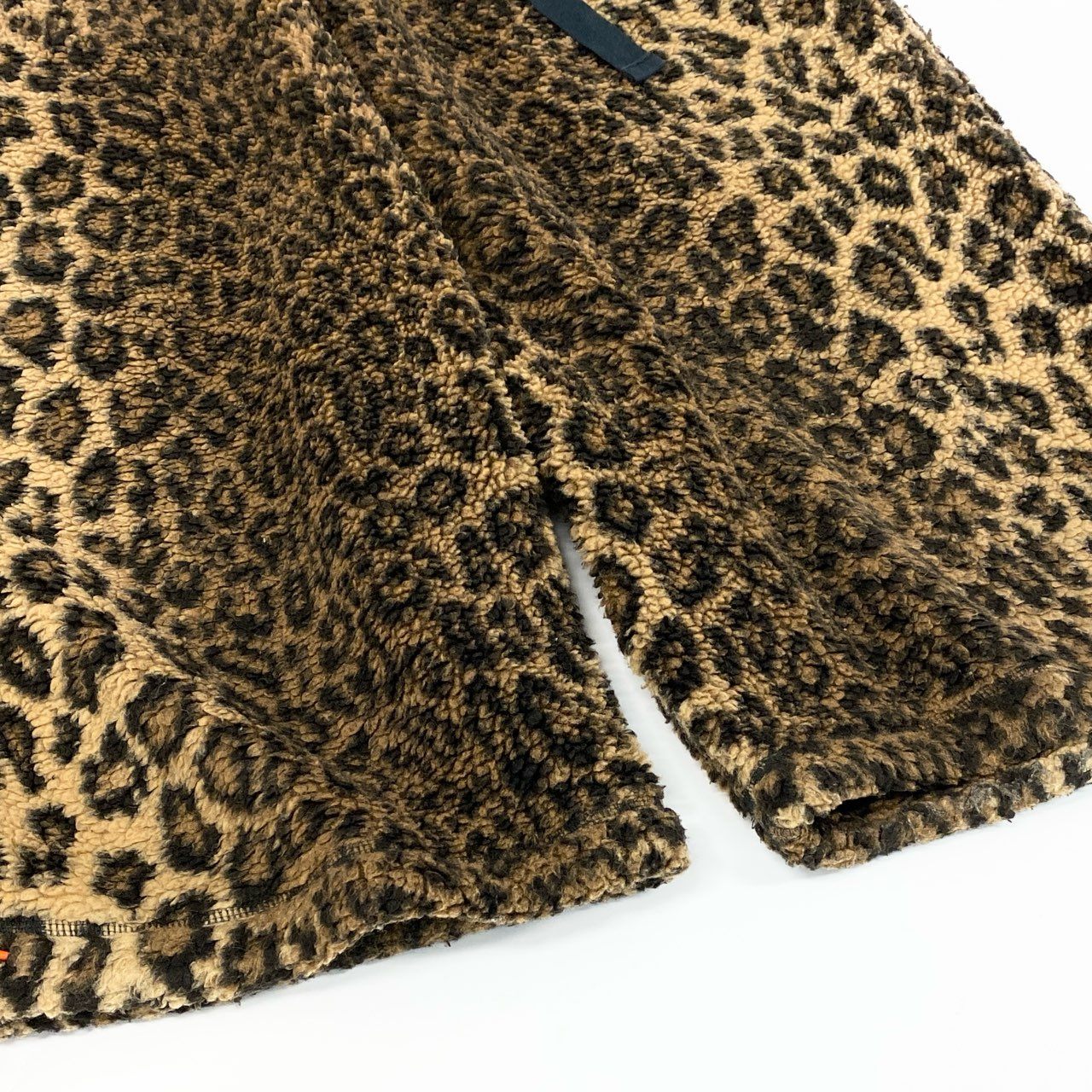 53e7 Y-3 ワイスリー ヨウジヤマモト レオパード柄 ボアワンドパンツ ショーツ サイズM ブラウン メンズ 男性用 ボトム