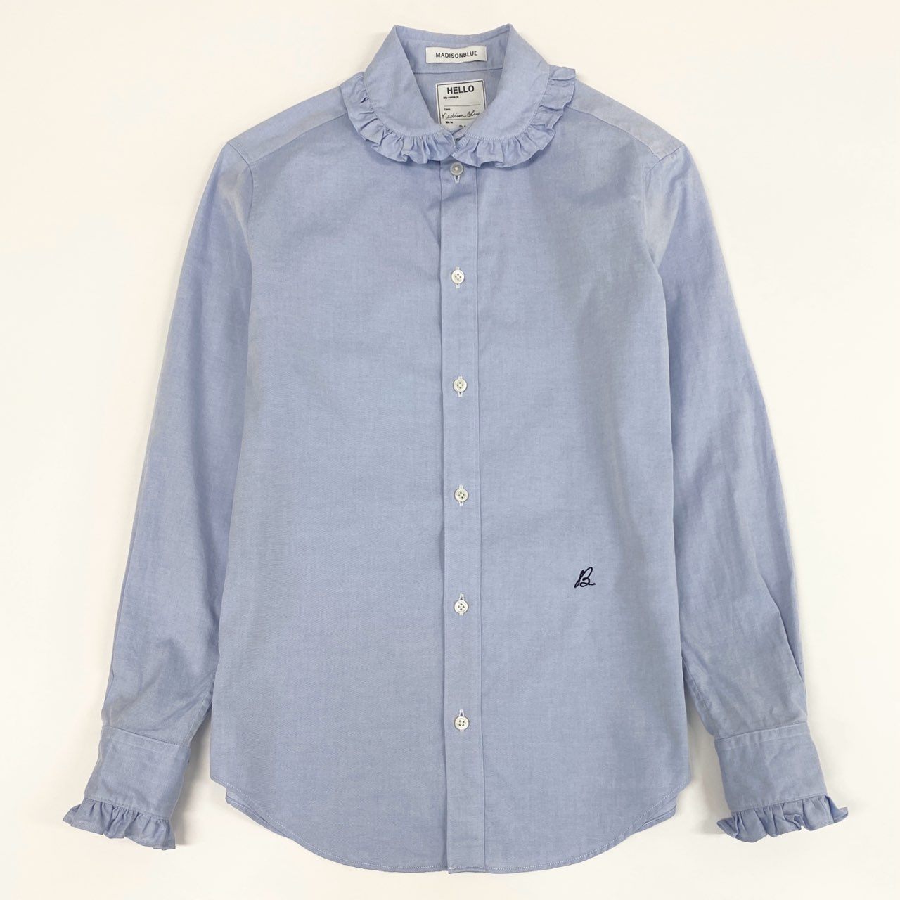 マディソンブルー ROUND COLLAR FRILL SH 01