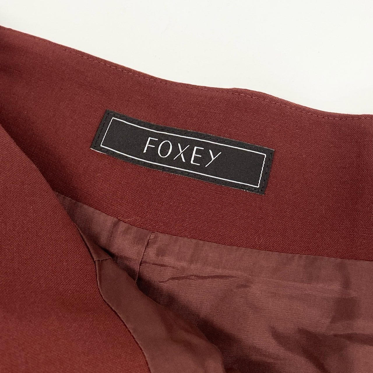 66g24《美品》 FOXEY フォクシー ブティック Pants Olivier ワイドパンツ ワイドスラックス イージーパンツ 41156 サイズ38 ワインレッド レディース 女性用_