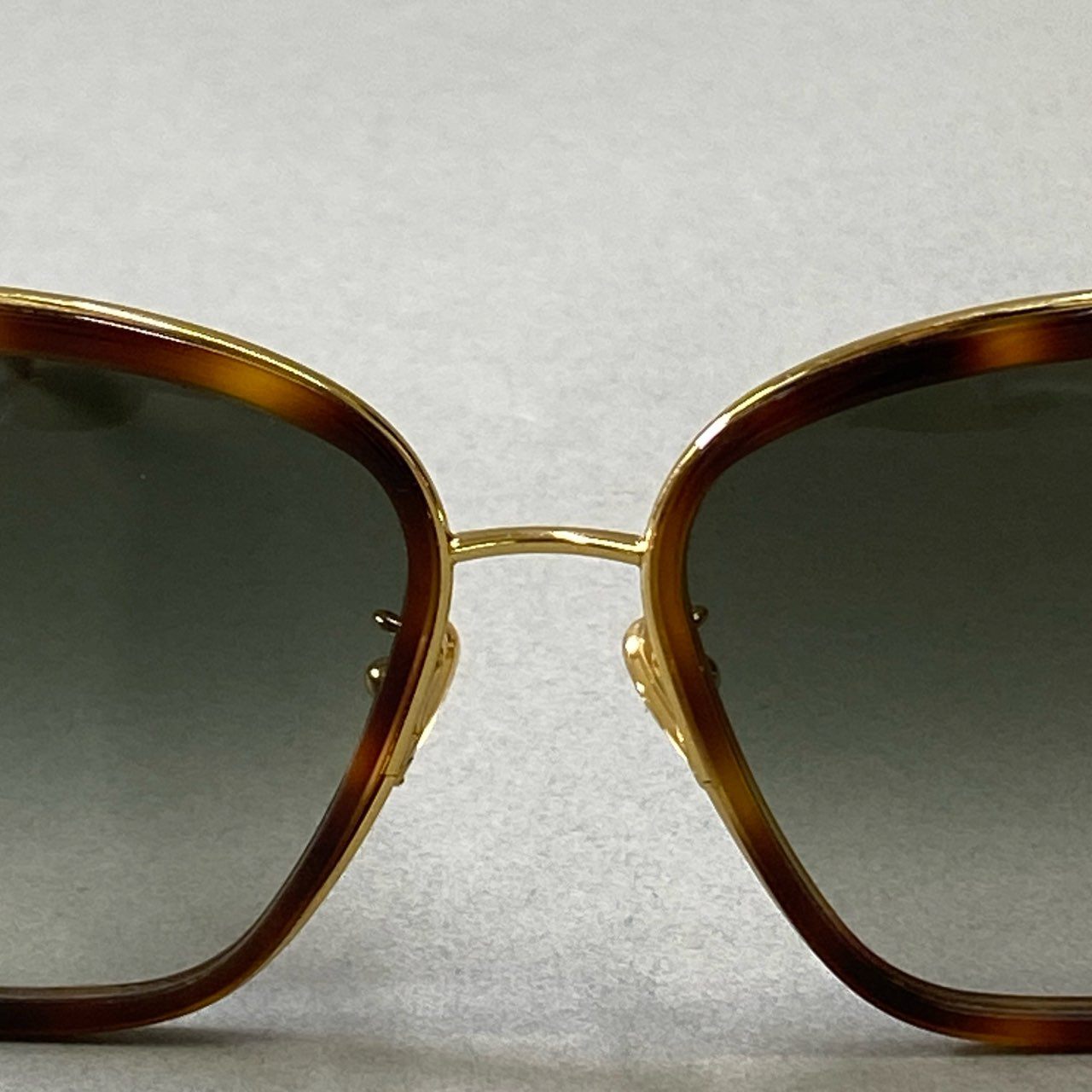 j16 Louis Vuitton ルイヴィトン リンクワン キャットアイ サングラス アイウェア イタリア製 MG2282 Z1770E 59-17-140 ブラウン ゴールド レディースo07t