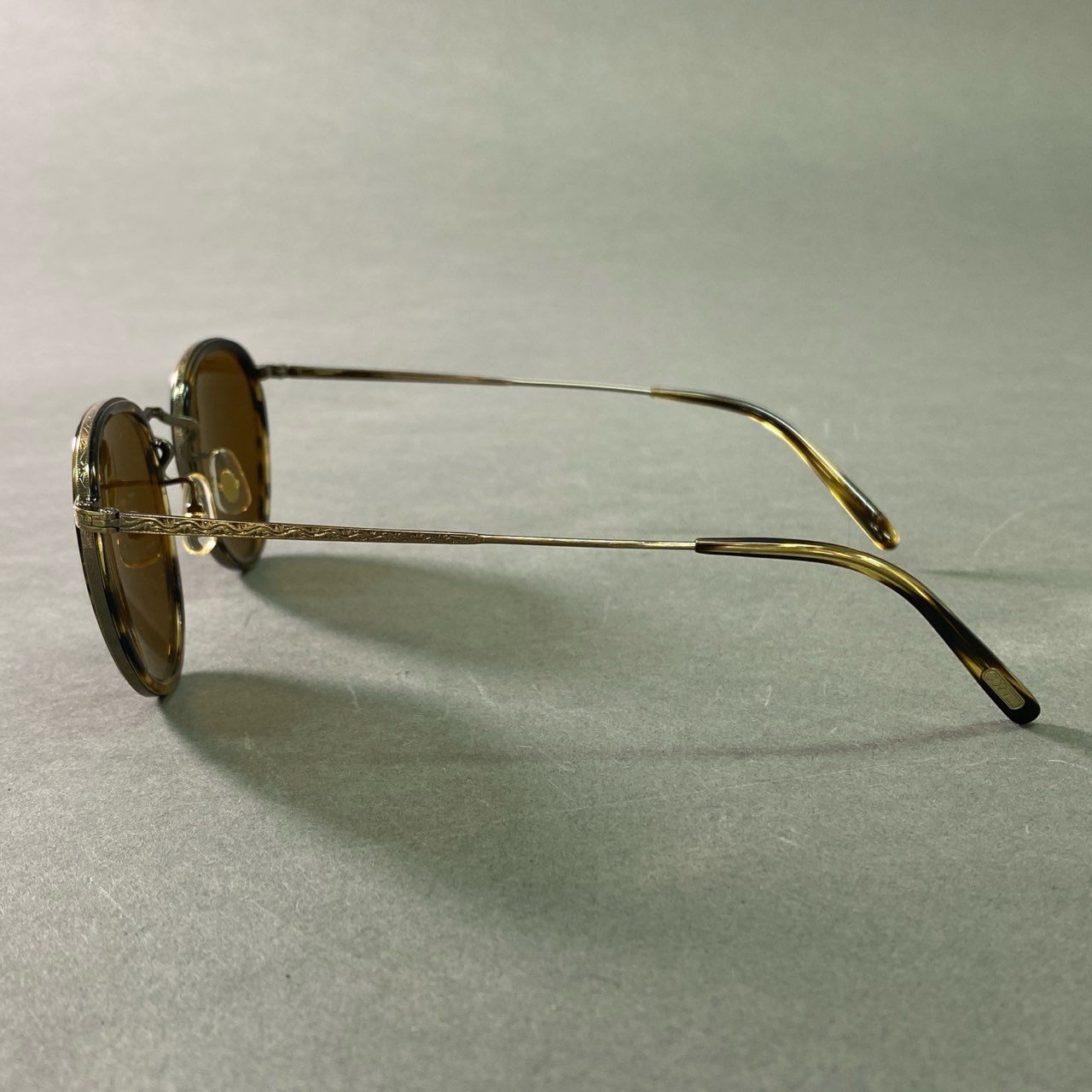 b12 OLIVER PEOPLES オリバーピープルズ MP-2 SUN サングラス OV1104S 48□24 ブラウン イタリア製 アイウェア 眼鏡 ケース付き