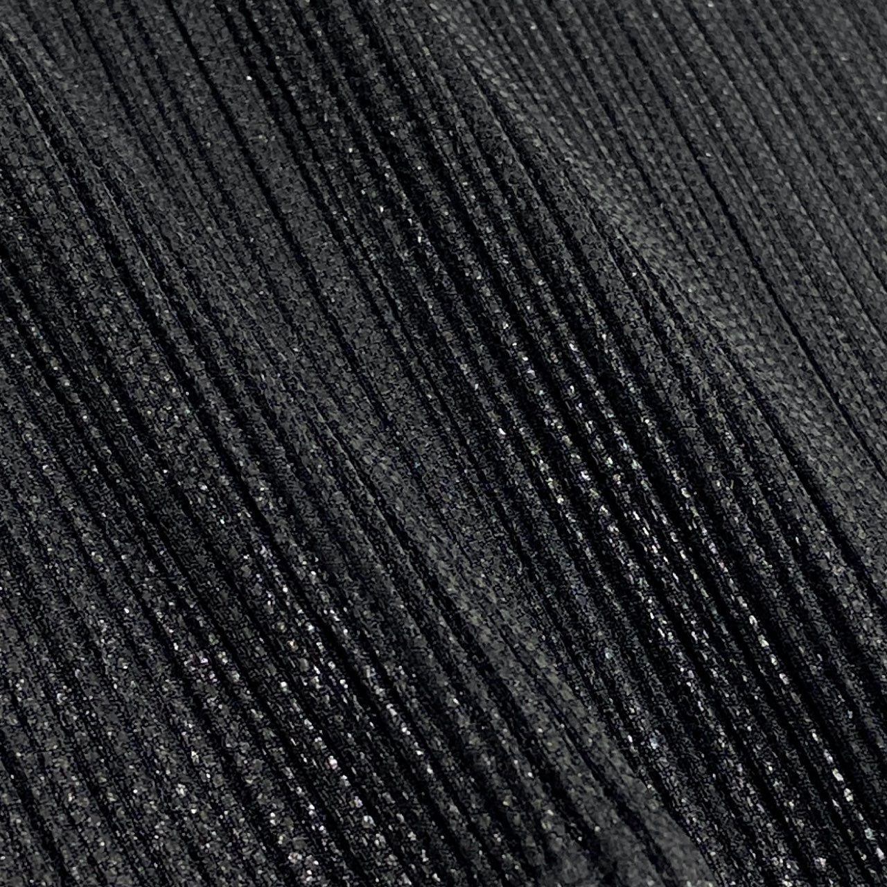 62g18 PLEATS PLEASE プリーツプリーズ 光沢プリント 変形カットソー トップス PP78JK404 サイズ3 ブラック ポリエステル100 レディース 日本製