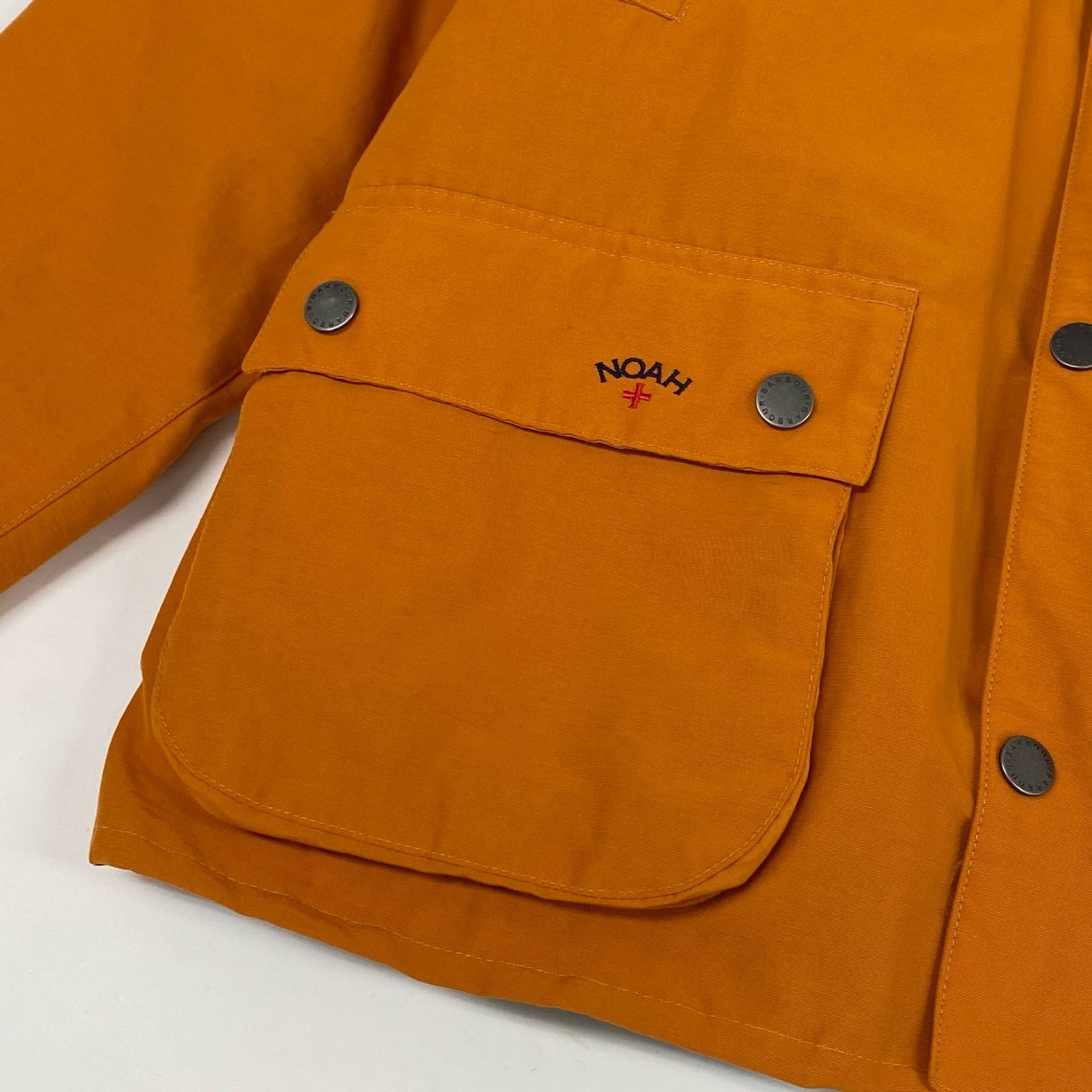 45l13 《極美品》 Babour バブアー × NOAH ノア 60/40 BEDALE ライナーベスト付き ジャケット カバーオール 22-020-122-0002 サイズ42/XL オレンジ メンズ 男性用