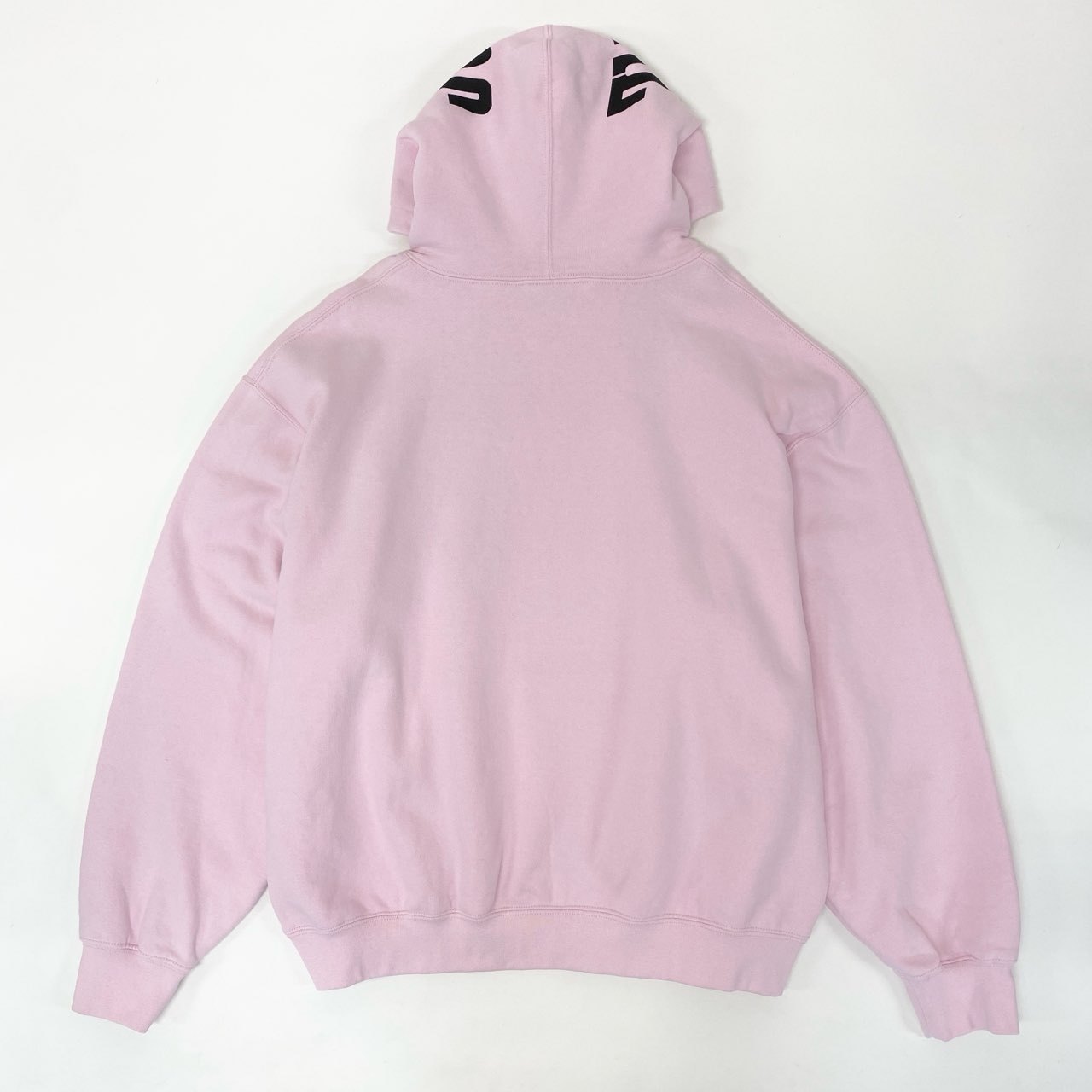 44h26 SUPREME シュプリーム 24SS Warm Up Hooded Sweatshirt プルオーバーパーカー フーディ ロゴプリント XLサイズ ピンク コットン メンズo07t