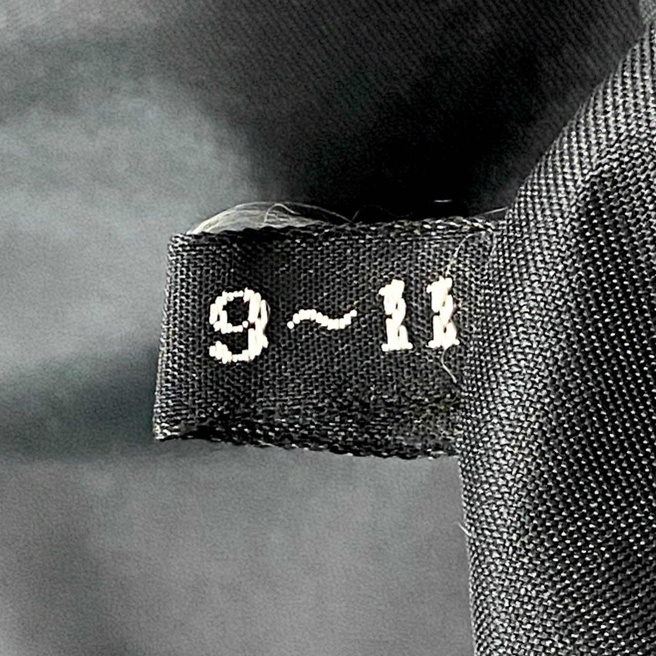 44a15 希少デザイン ダークミンク ロングコート サイズ9~11 ブラック 本毛皮 Dark Mink Fur Coatt18r