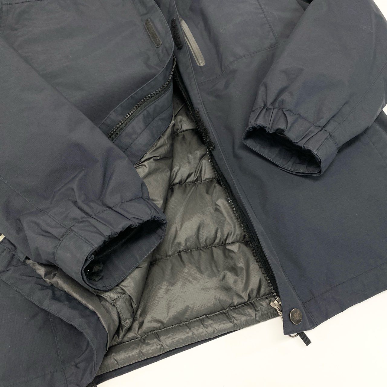 73j28 THE NORTH FACE ザノースフェイス ZEUS TRICLIMATE JACKET ゼウス トリクライメイト ナイロンジャケット アウトドア ダウンライナー付 NP61641 M ネイビーo07t
