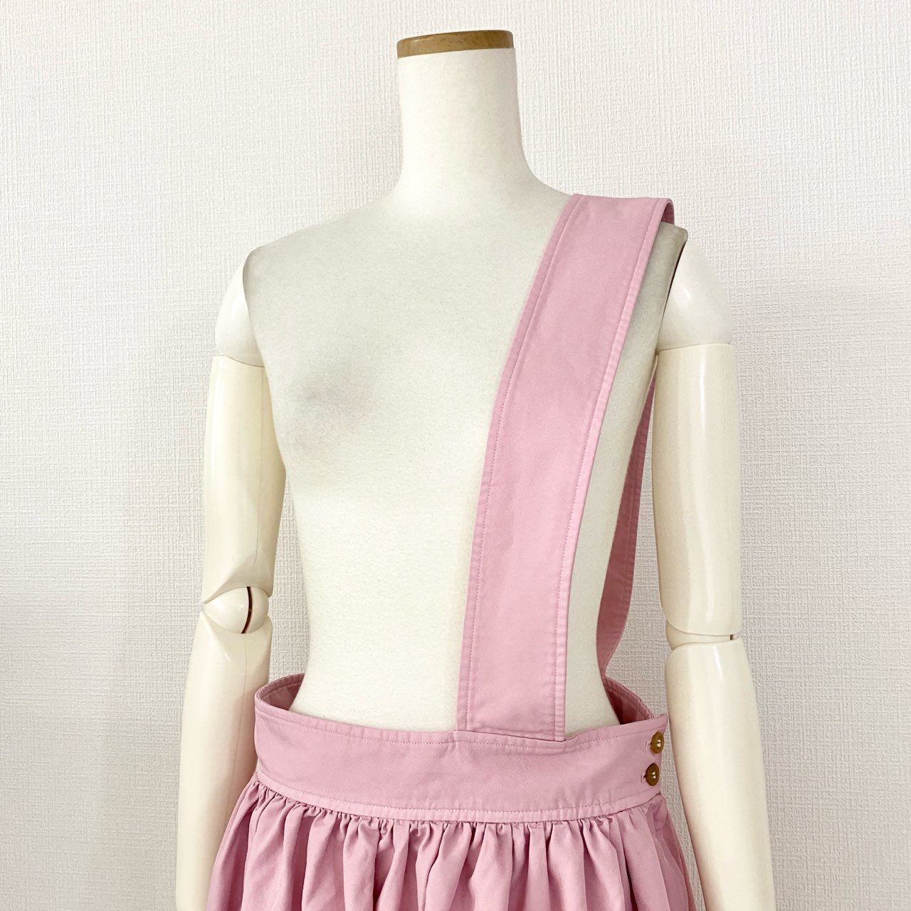 37e26 COMME des GARCONS COMME des GARCONS コムデギャルソンコムデギャルソン コムコム エステルワンショルダースカート RB-A003 サイズXS ピンク ポリエステル100% レディース AD2017