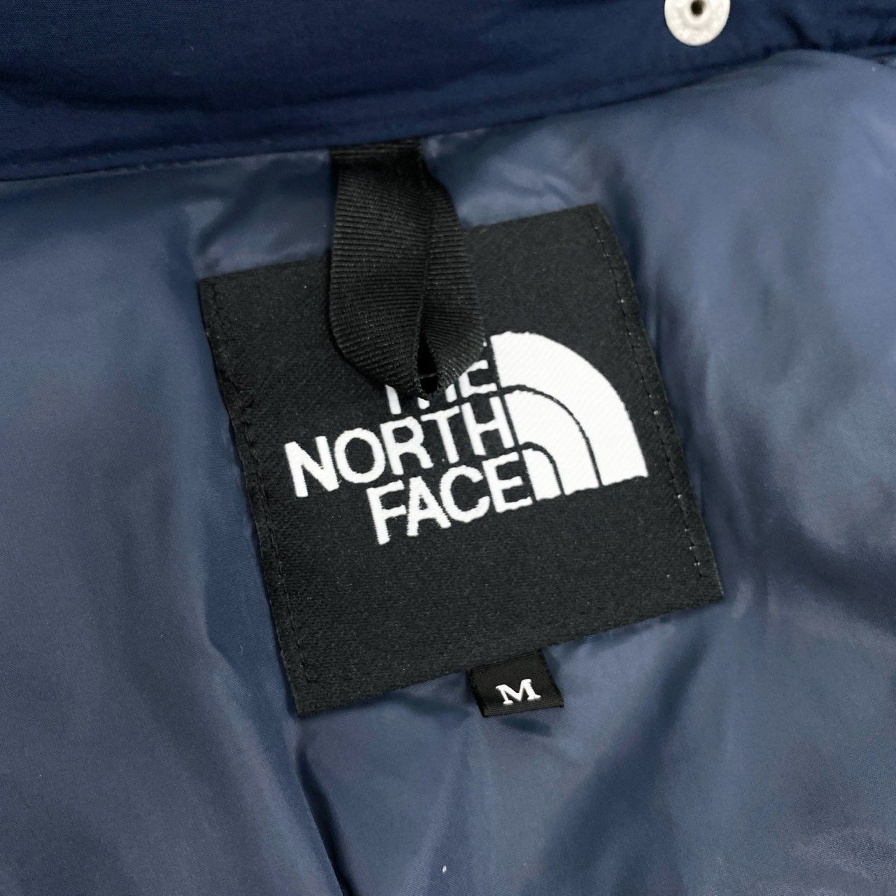 54h27 THE NORTH FACE ノースフェイス CAMP SIERRA LONG COAT ダウンコート アウター ロゴ刺繍 フード ND91639 サイズM ブルー メンズ アウトドアu02t