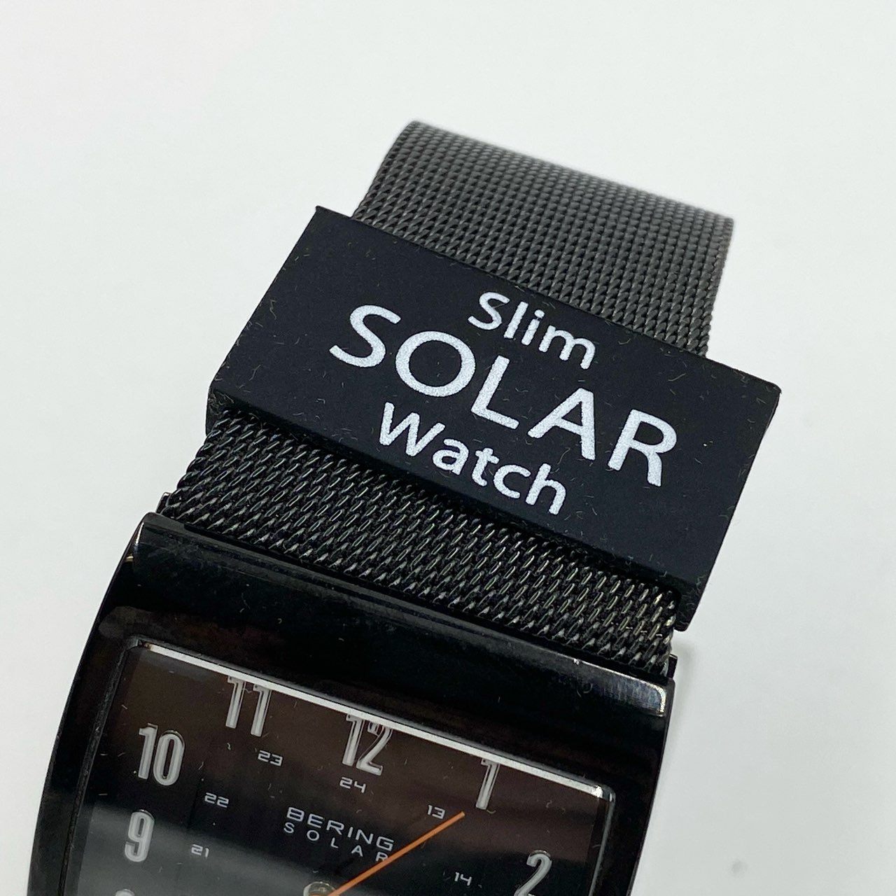 h21《美品》 BERING ベーリング Solar Powered Watch ソーラー 腕時計 16433-377 ブラック サファイアガラス アナログ 稼働 箱付きt18r
