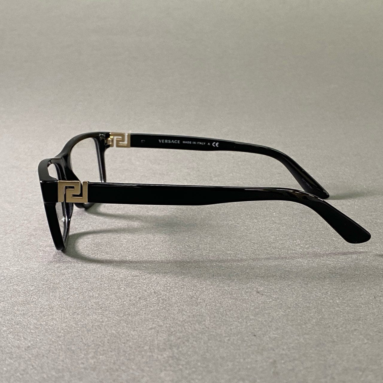 a17 VERSACE ヴェルサーチ アイウェア 眼鏡 MOD.3211 55□17 ブラック イタリア製 サングラス