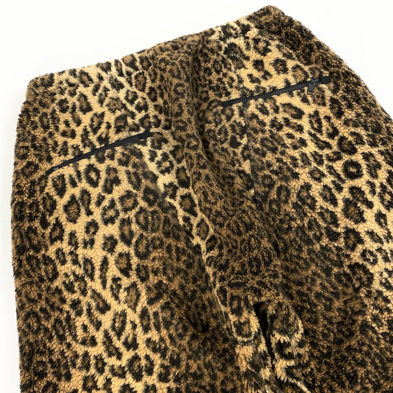 53e7 Y-3 ワイスリー ヨウジヤマモト レオパード柄 ボアワンドパンツ ショーツ サイズM ブラウン メンズ 男性用 ボトム