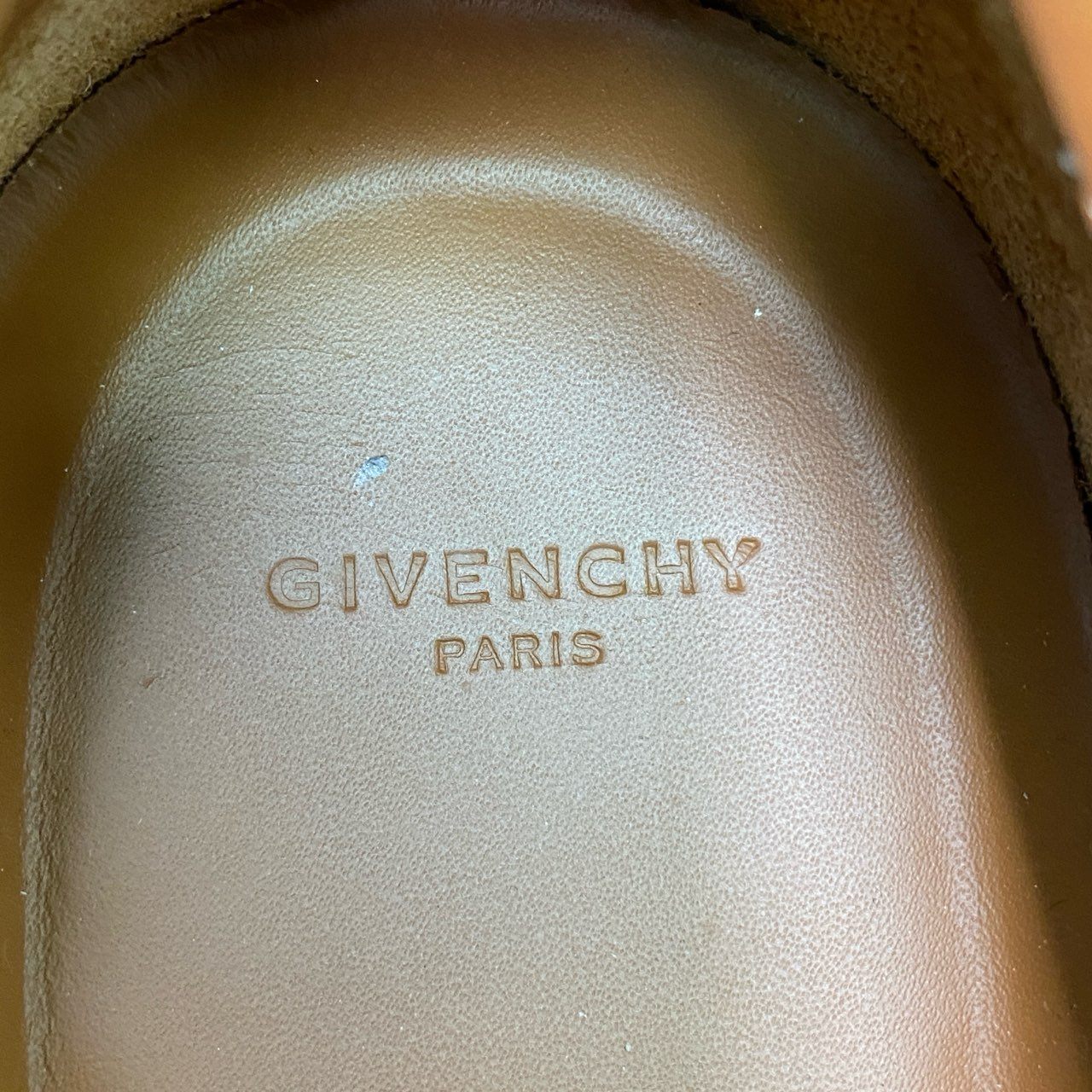 4e30 GIVENCHY ジバンシー エラスティックストラップスニーカー ローカットスニーカー シューズ スリッポン サイズ40 ホワイト ブルー レザー メンズ