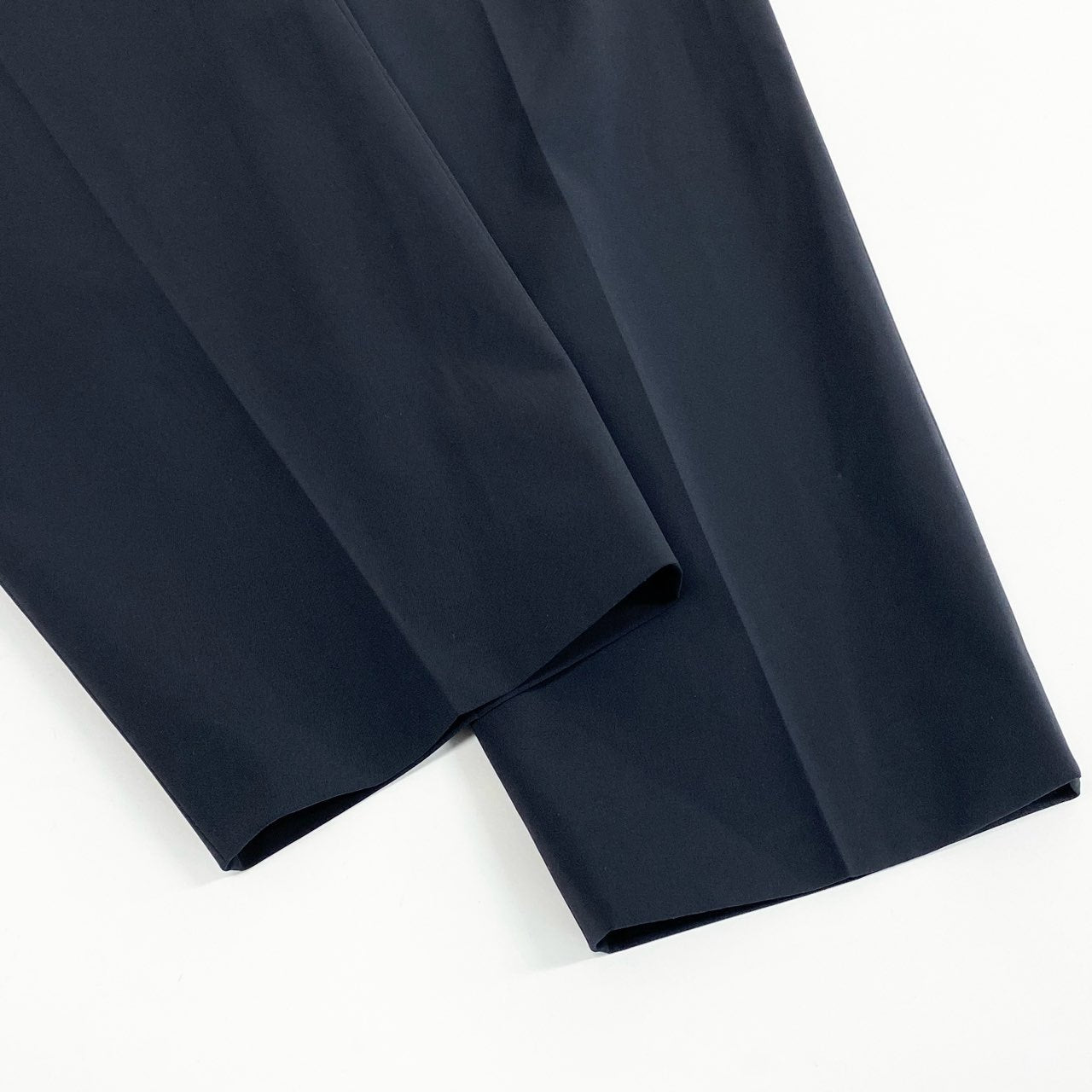 74l25 11 《美品》 FOXEY NEW YORK フォクシー ニューヨーク 41716 Giselle Pants スラックスパンツ ボトムス サイズ40 ミッドナイトブルー レディース 日本製