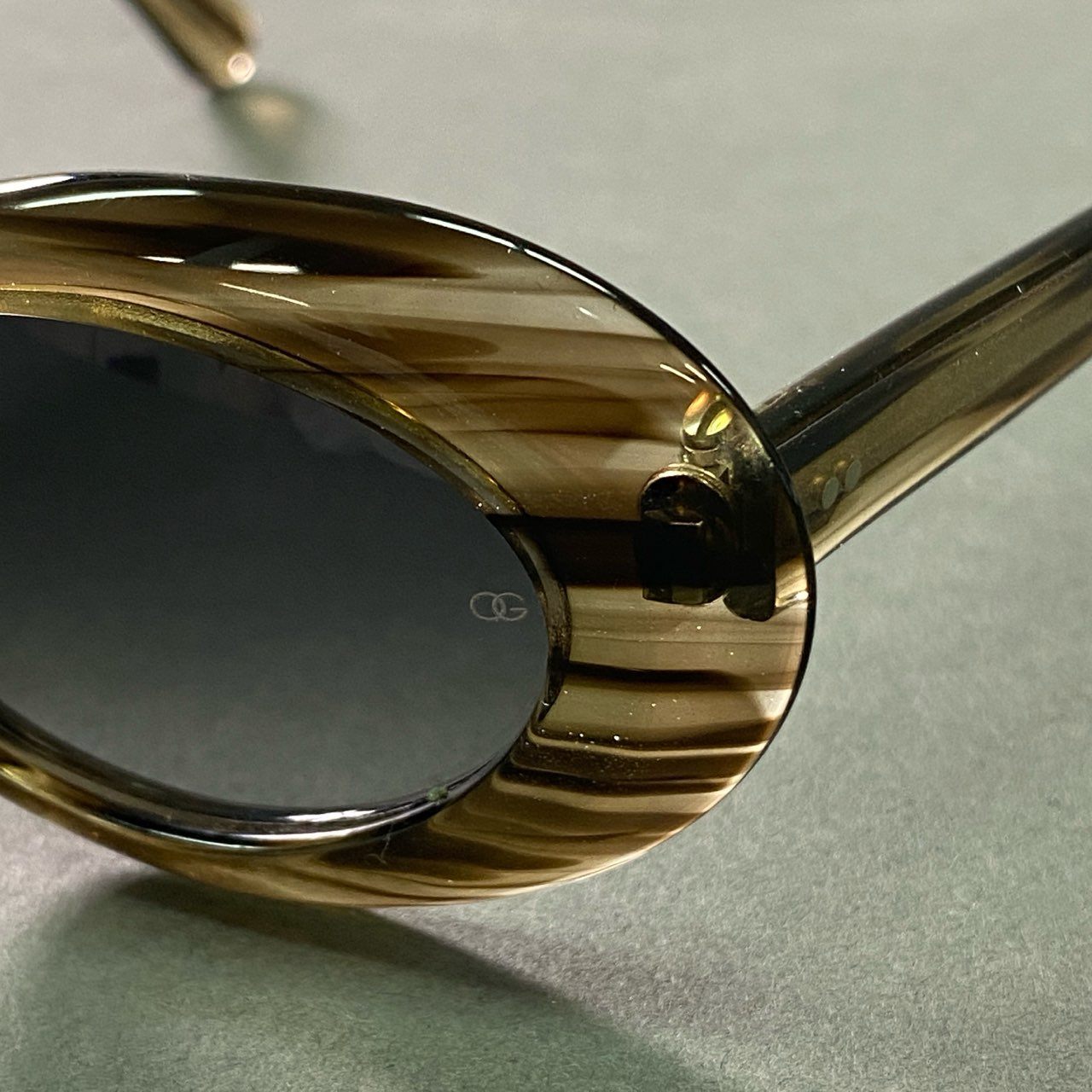 b12 Oliver Goldsmith オリバー ゴールドスミス BUDE Night Sky サングラス 52□18 クリア ブラック Y2K Vintage ヴィンテージ 眼鏡 アイウェア 日本製 ケース付き