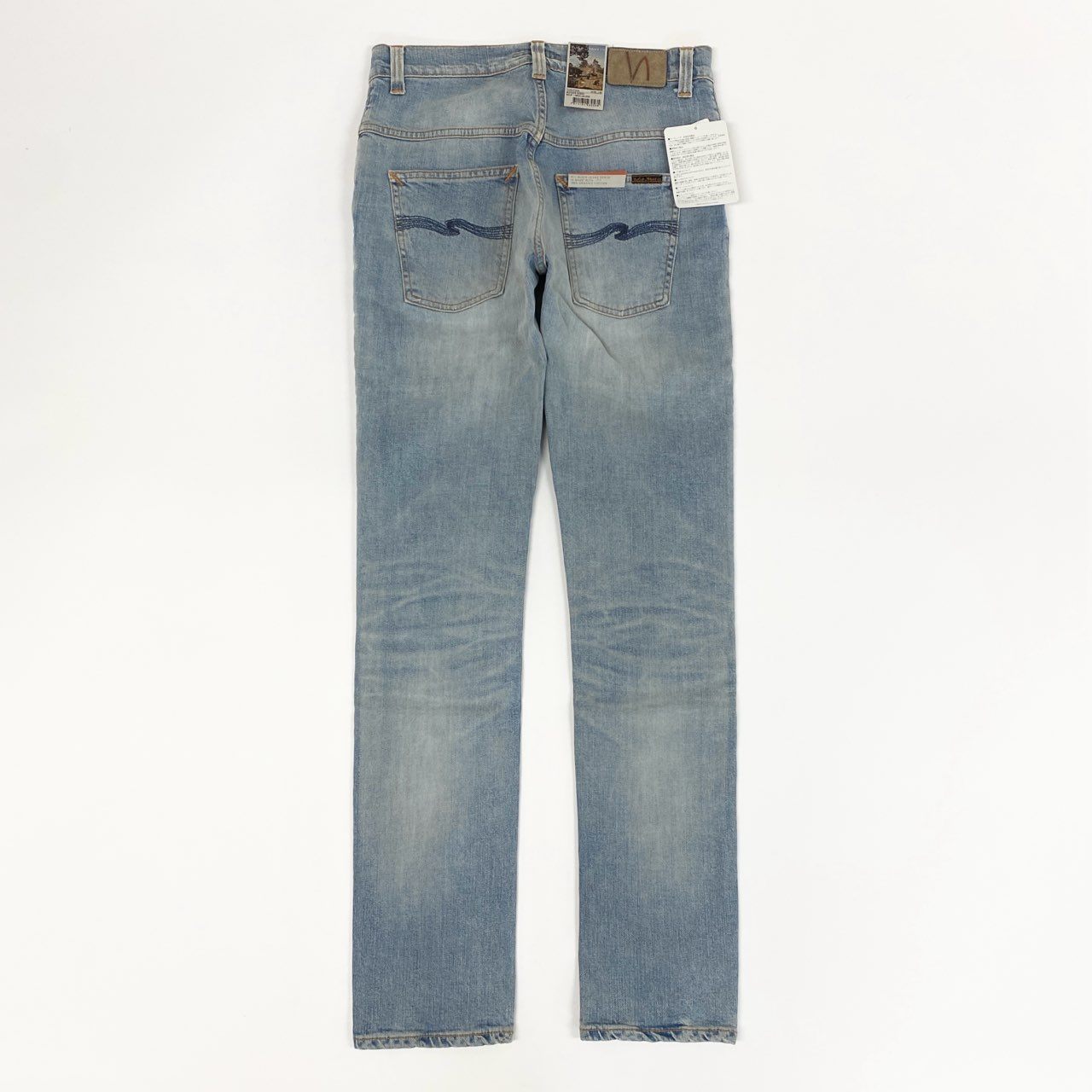 52e23 《未使用保管品》 タグ付 Nudie Jeans ヌーディージーンズ Thin Finn885 デニムパンツ ジーンズ ボトムス W30 L32 インディゴブルー コットン