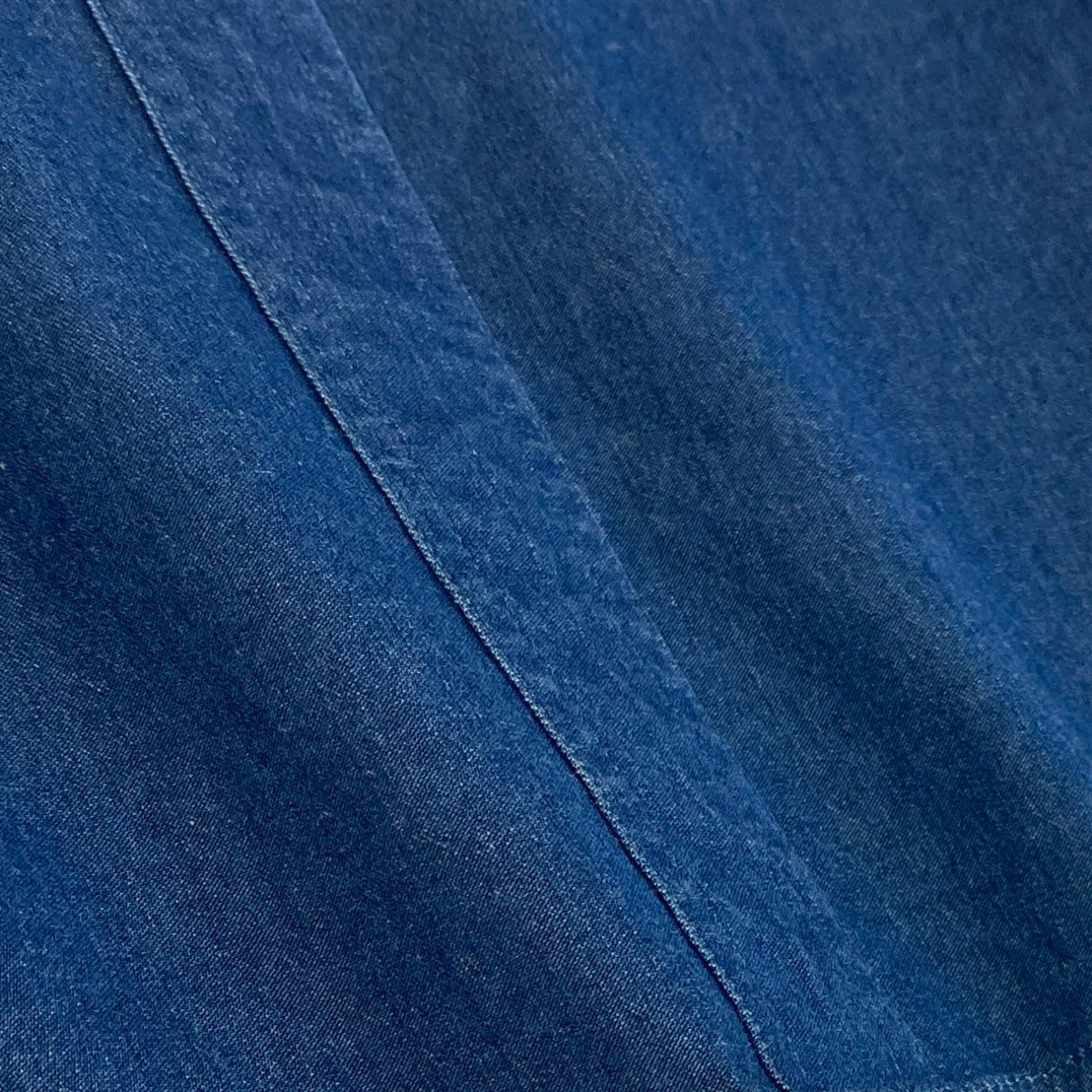45j15 Loro Piana ロロピアーナ デニムシャツ 長袖シャツ トップス 胸ポケット 50サイズ インディゴ キッズ メンズu02t