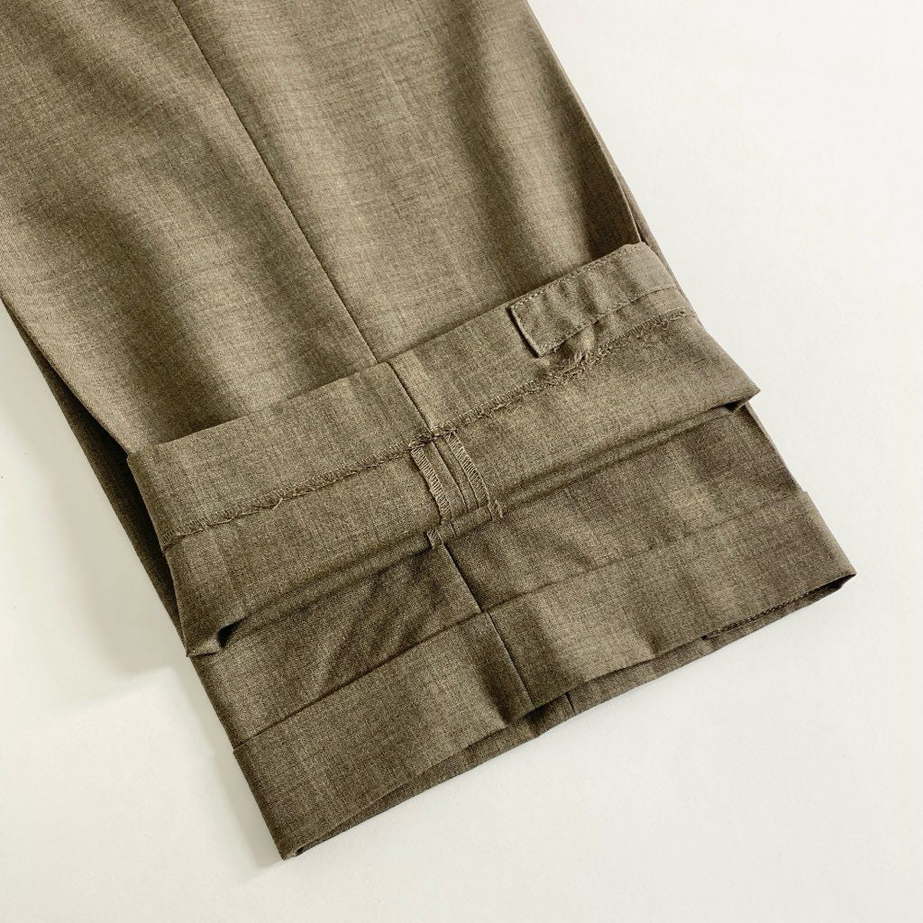53e1 POLO by Ralph Lauren ポロバイラルフローレン 3B シングルスーツ セットアップ 上下 AB4(S相当) ブラウン メンズ 紳士