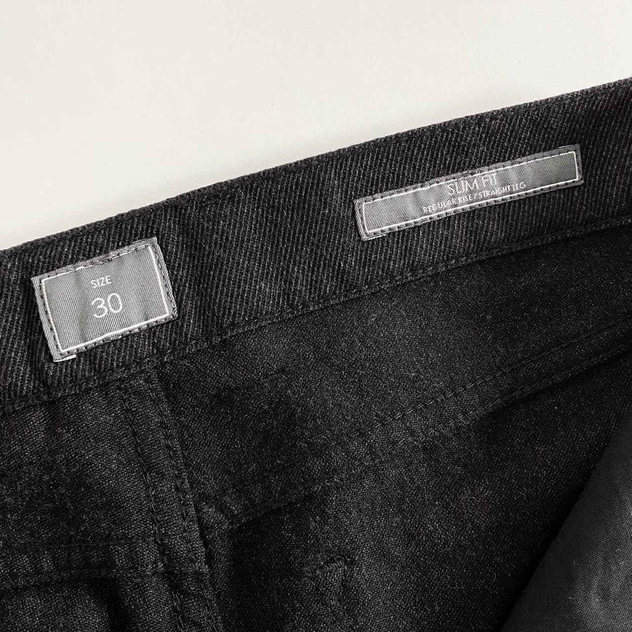 50h10-1 《美品》 Z Zegna ジーゼニア エルメネジルドゼニア カジュアルパンツ 5ポケットパンツ サイズ30 チャコールグレー メンズ