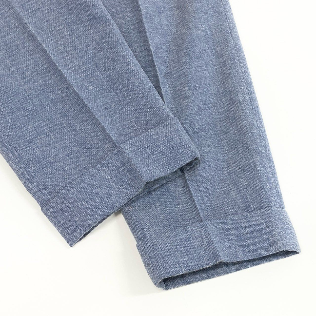 28f14 Rota PANTALONI DI SARTORIA ボトム メンズパンツ コットンウール イタリア製 カジュアル テーパード メンズ 男性用 48 ブルー