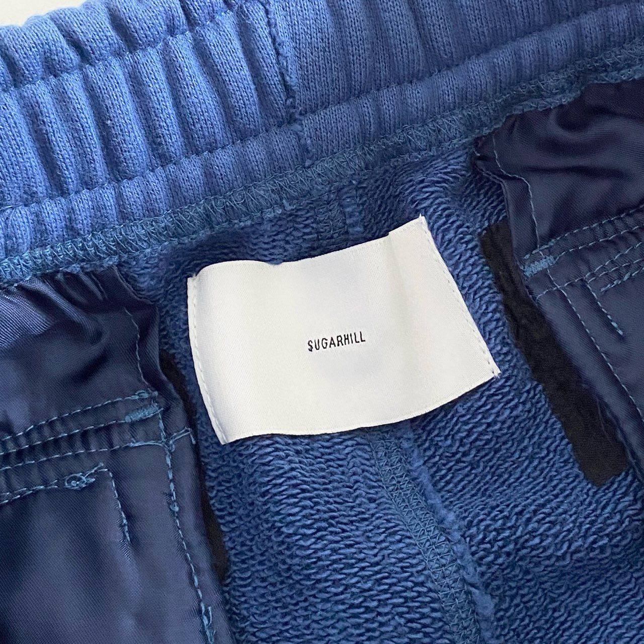 87i1 23SS SUGARHILL シュガーヒル SWEAT CARGO TROUSERS PANTS 1 ブルー スウェット カーゴトラウザーズパンツ