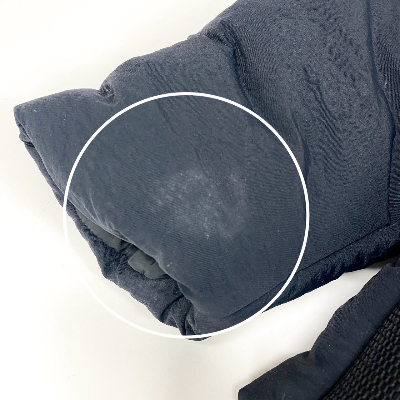 51c13 HeRIN.CYE へリンドットサイ 中綿ジャケット フード付き オーバージャケット フリーサイズ ブラック レディース アウター ブルゾンk02i