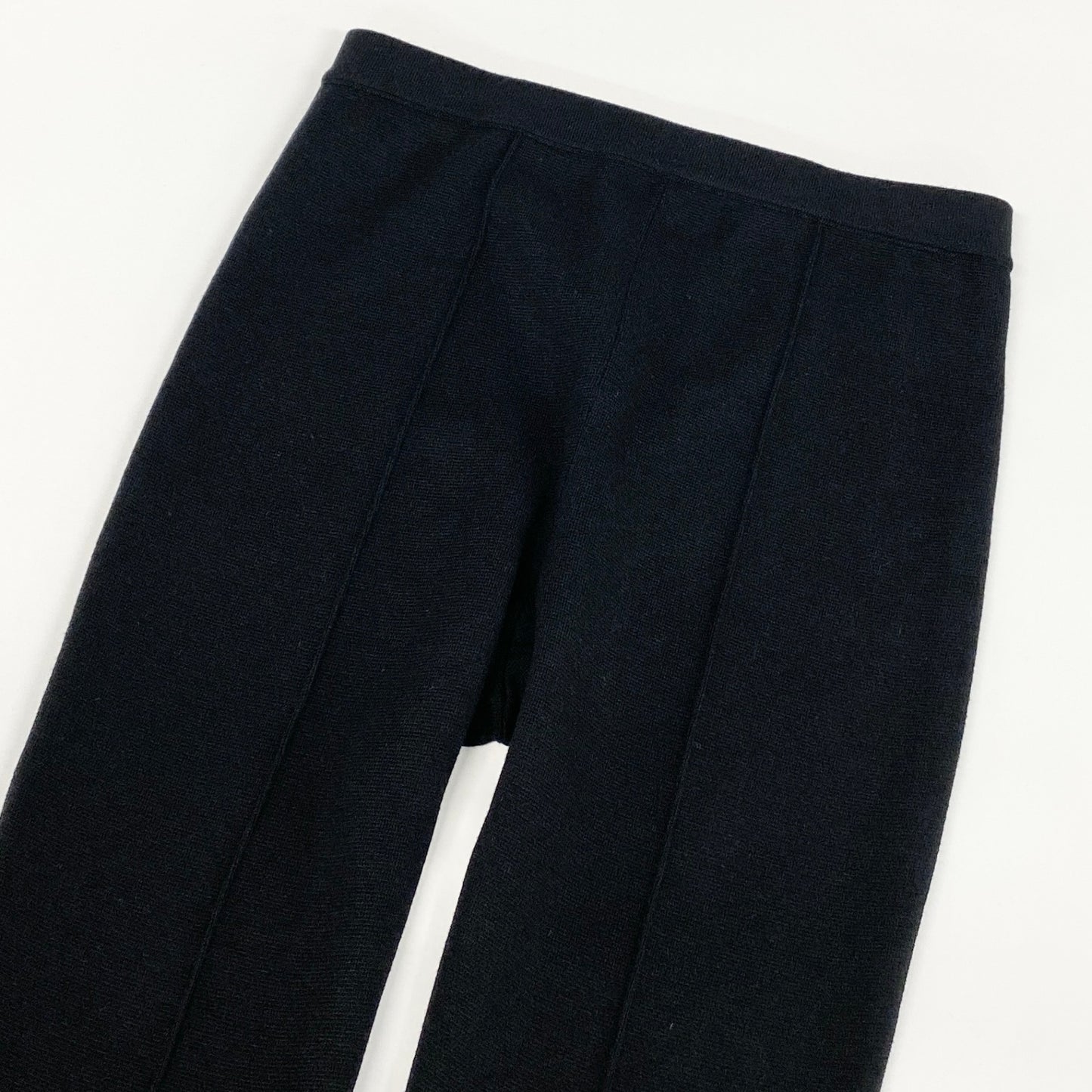 56h1 FOXEY NEW YORK フォクシーニューヨーク Knit Pants ニットパンツ フルレングス イージーパンツ レディース 女性用 39272 38 ブラックu02t