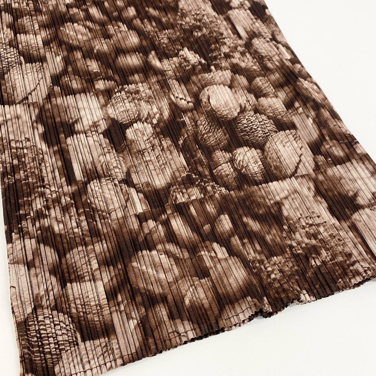 75f24 PLEATS PLEASE ISSEY MIYAKE プリーツプリーズイッセイミヤケ 日本製 ハイネックノースリーブカットソー トップス ブラウス PP63-JK691 3 ブラウン レディース