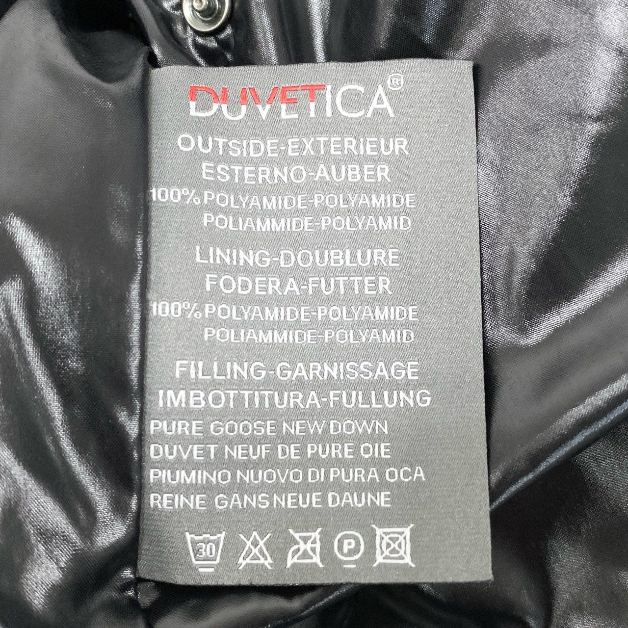 73j28 《美品》 DUVETICA デュベティカ 取外しファー付き グースダウンジャケット 40 グレー ラメ入り GOOSE DOWN JACKET 女性服t18r