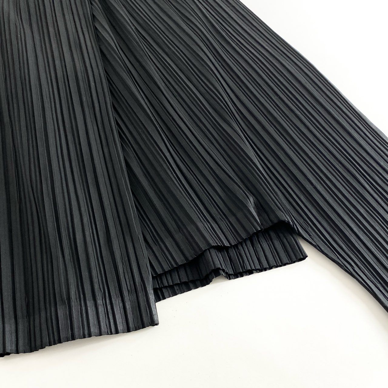 88i3 80s ISSEY MIYAKE イッセイミヤケ 筆タグ プリーツパンツ 変形スカート JY54 259 サイズM ブラック ポリエステル100% レディース アーカイブ