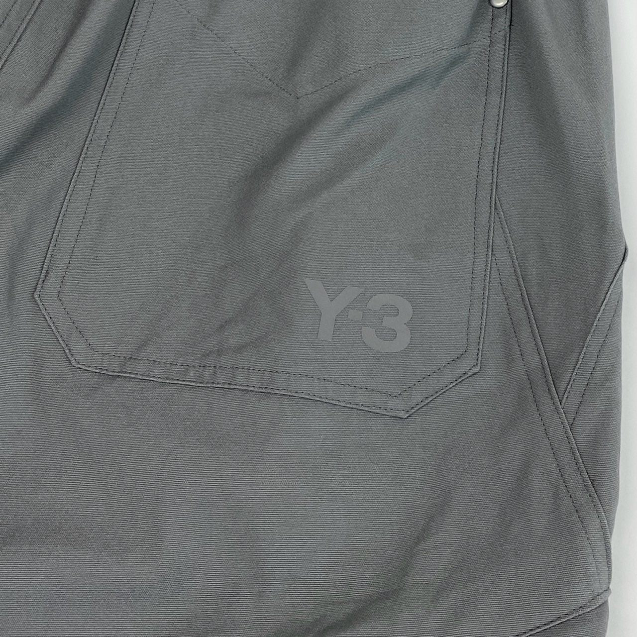 38f9 Y-3 ワイスリー アディダス ヨウジヤマモト Workwear Cargo Pants カーゴパンツ ボトムス ウエストゴム IV7744 Mサイズ グレー コットン メンズ