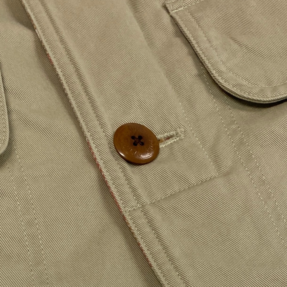 16c8 RALPH LAUREN ラルフローレン リバーシブルハンティングジャケット ネイティブ柄 アウター 7サイズ ベージュ コットン100% メンズ 男性用o07t