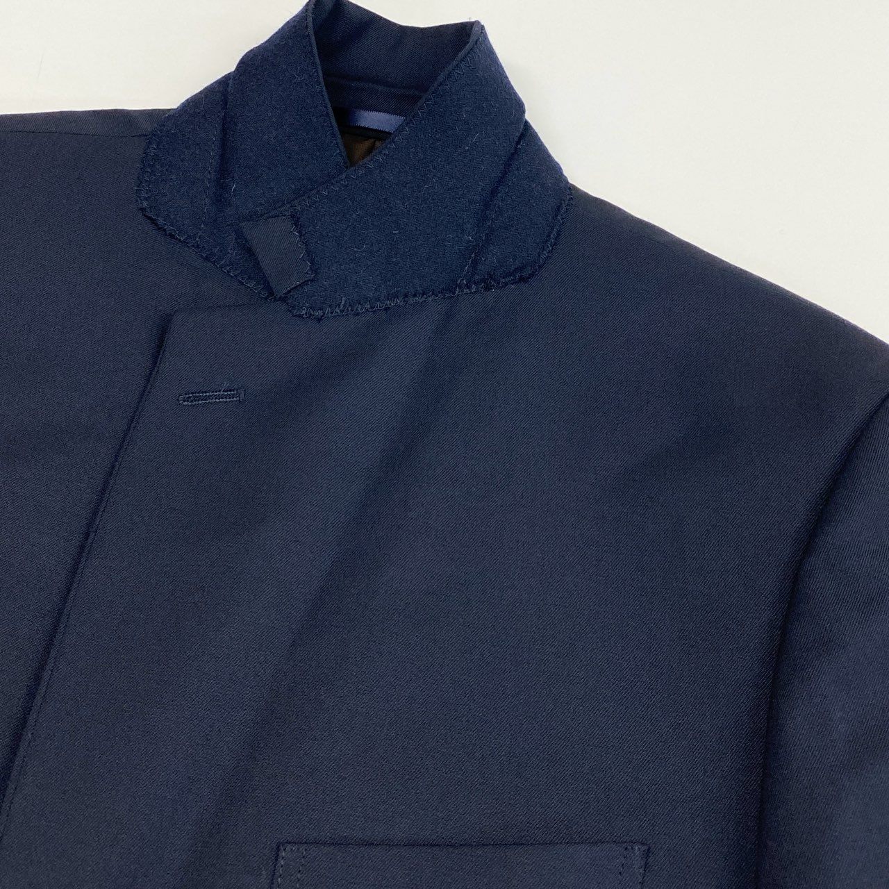 53j17 FABRIC TOKYO ファブリックトーキョー セットアップスーツ 3ピース シングルスーツ ビジネス フォーマル ネイビー メンズu02t