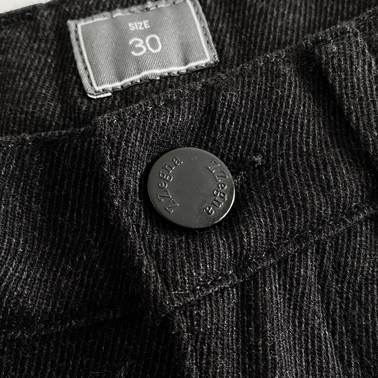 50h10-1 《美品》 Z Zegna ジーゼニア エルメネジルドゼニア カジュアルパンツ 5ポケットパンツ サイズ30 チャコールグレー メンズ