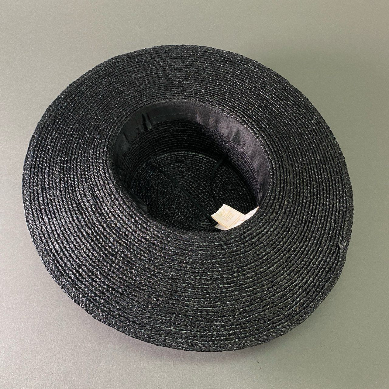 a17 《美品》 HELEN KAMINSKI ヘレンカミンスキー ALORA アローラ 麦わら ハット ワンサイズ ブラック スリランカ製 カンカン帽 HAT 帽子 夏