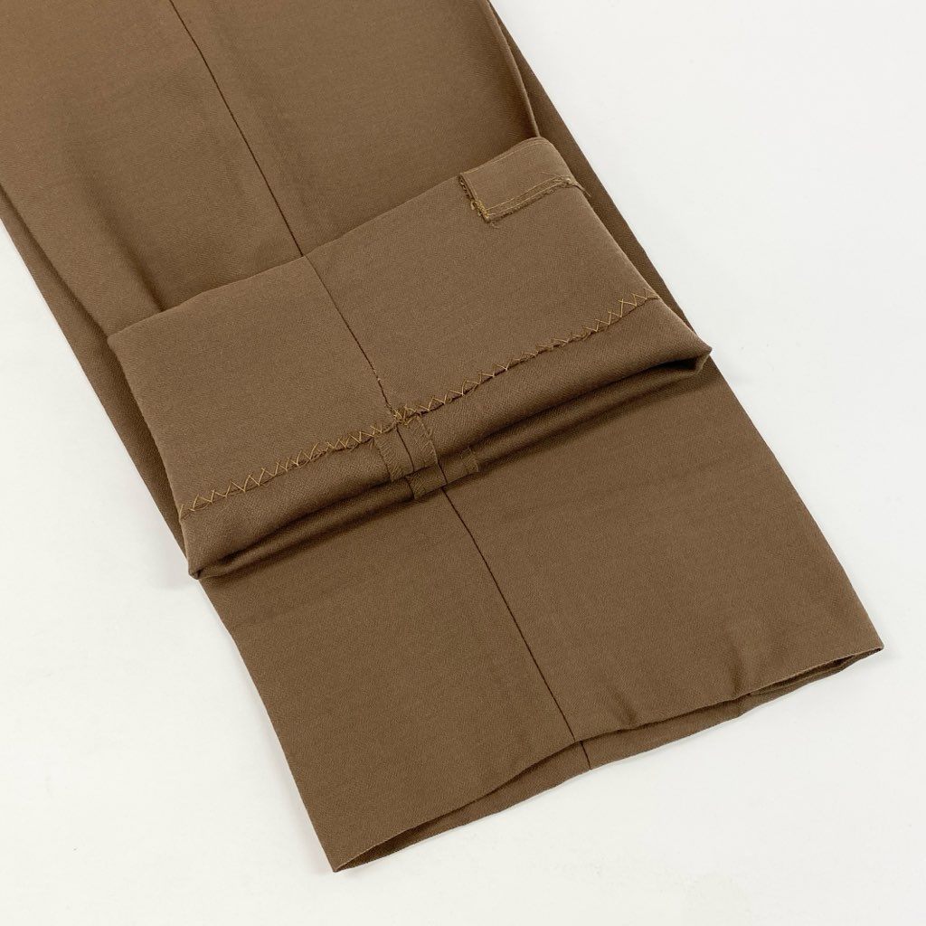 63d8-9 Thierry mugler ティエリー ミューグレー ダブルブレスト スーツ セットアップ ジャケット/スラックスパンツ サイズ48 オリーブ ウール100% メンズ 日本製