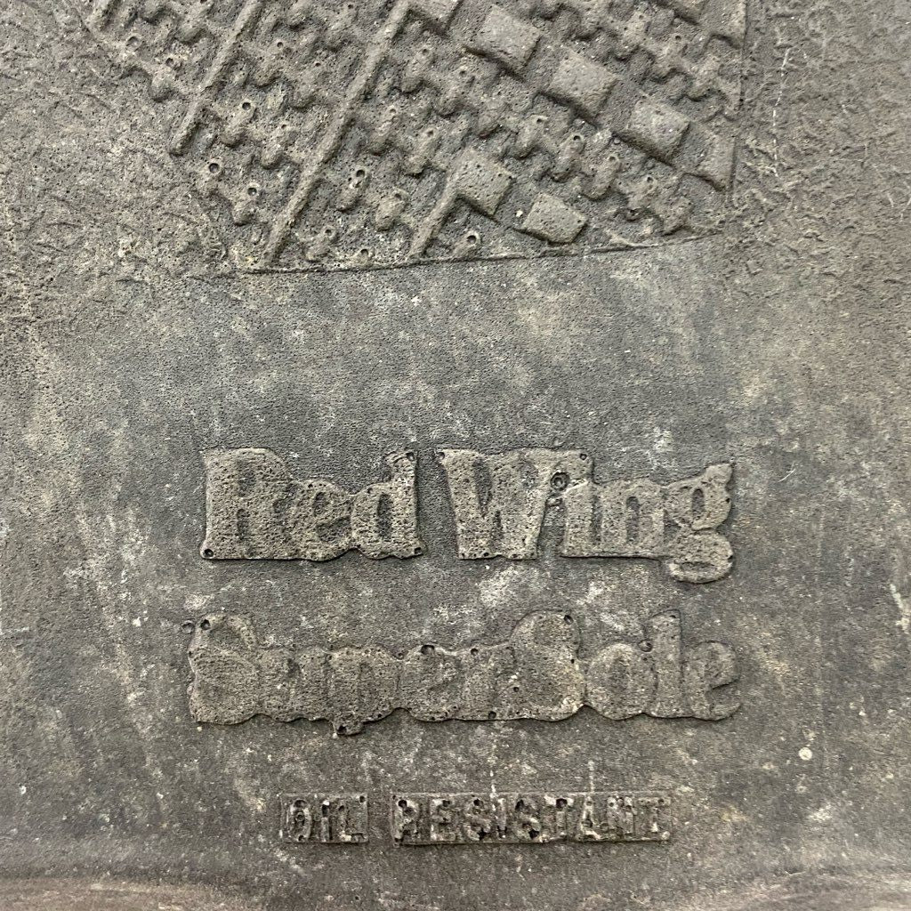 6f7 【USA製】 RED WING レッドウィング 8133 羽根タグ ワークブーツ レースアップブーツ サイズ10E ブラック レザー メンズ 男性用 アメカジ