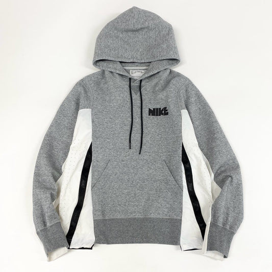 21d6 NIKE × sacai ナイキ サカイ コラボ AS Unisex NRG HOODIE ドッキング プルオーバーパーカー フーディ CZ4695-063 XS グレー