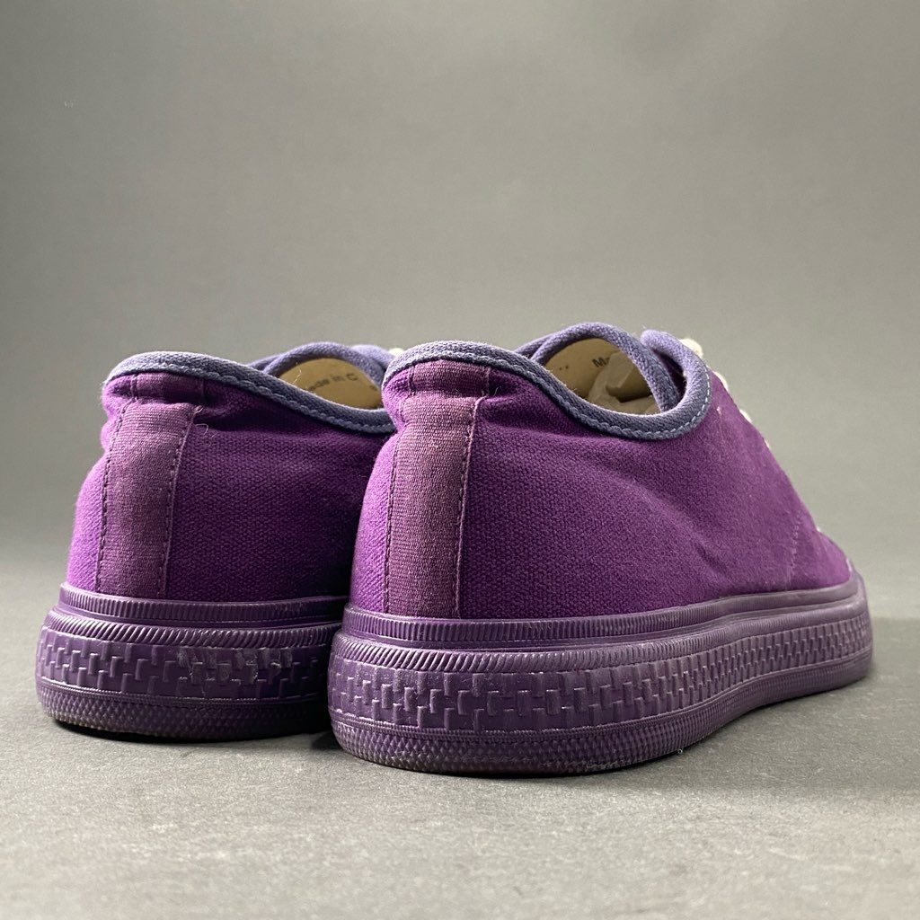 1f2 Acne Studios アクネ ストゥディオス キャンバス ローカットスニーカー EU43 パーカテゴリプル シューズ